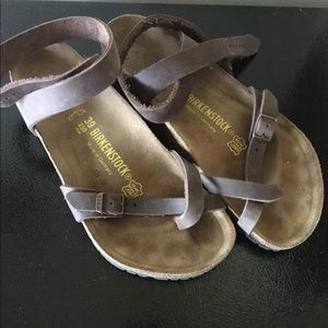 Birkenstock Yara authentic leather strap sandals